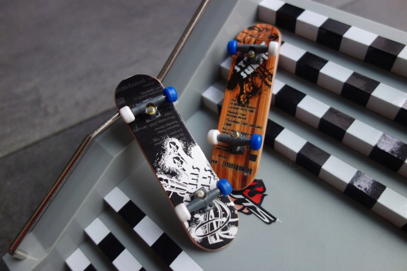 finger board skateboard 2 mini deskorolki z rampą