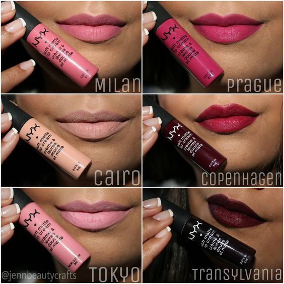 nyx mac kylie 一点から○ Pomadka matowa Nyx Matte zestaw 4szt mac kylie - 7490857823