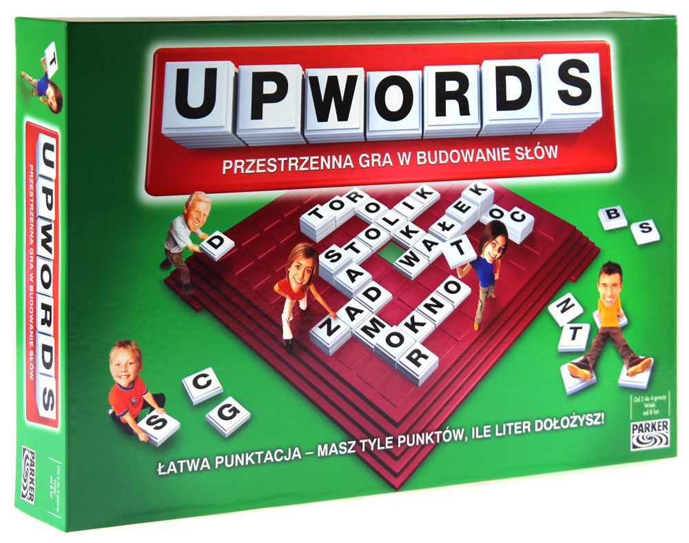 UPWORDS Rodzinna gra SŁOWNA Jak Scrabble HASBRO