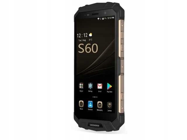 Złoty Smartfon DOOGEE S60 6/64GB IP68 5580mAh