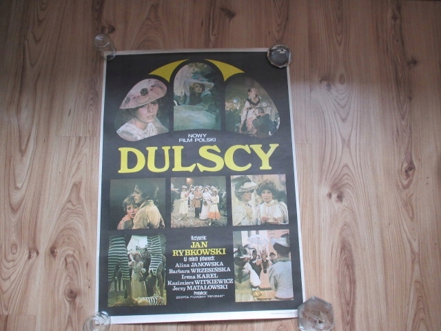 DULSCY PLAKAT FILM PRL RYBKOWSKI JANOWSKA WRZESIŃS