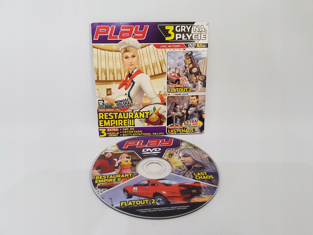 Flatout 2 + Restaurant empire III + Last chaos PL