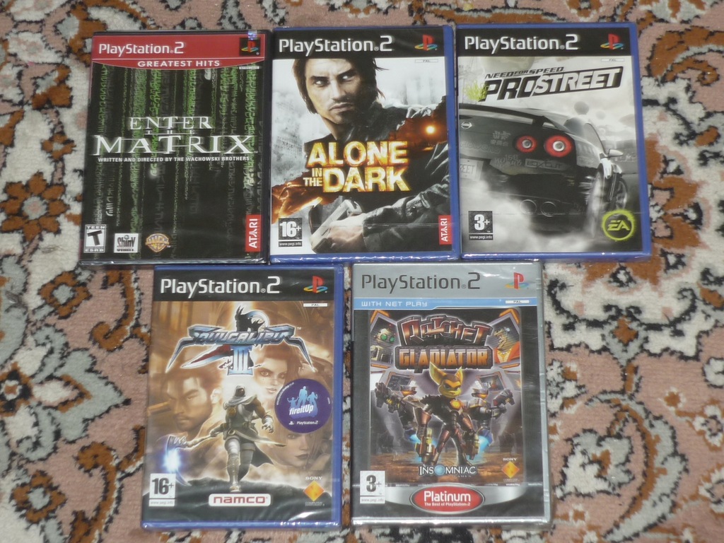 Zestaw Nowych Gier Ps2 Playstation Gry Ps 2 Folia 7697591910 Oficjalne Archiwum Allegro