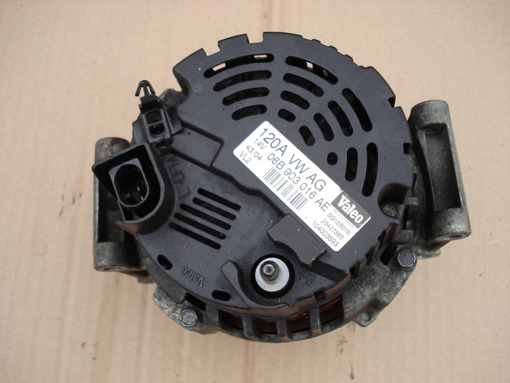AUDI A4 B6 B7 ALTERNATOR 06B903016AE 120A VALEO 7249589979
