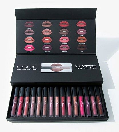 HUDA BEAUTY LIQUID MATTE  FULL COLLECTION POMADKI