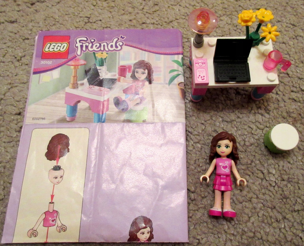 LEGO FRIENDS 30102 OLIVIA I BIURKO Z LAPTOPEM - 7666082388 - oficjalne archiwum Allegro