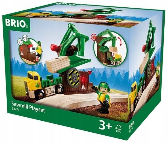 BRIO Tartak ze światłem i dźwiękiem 33774