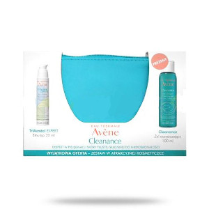 Avene TriAcneal EXPERT + żel + KOSMETYCZKA 30+100