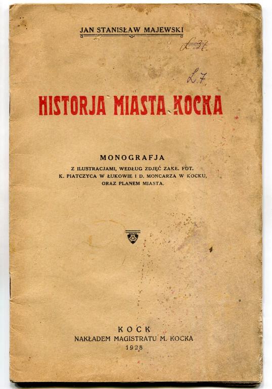KOCK  ::  Historia miasta : monografia : plan 1928
