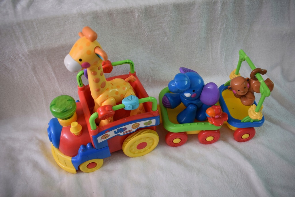 Fisher Price - Pociąg zaskakujących zwierzaków