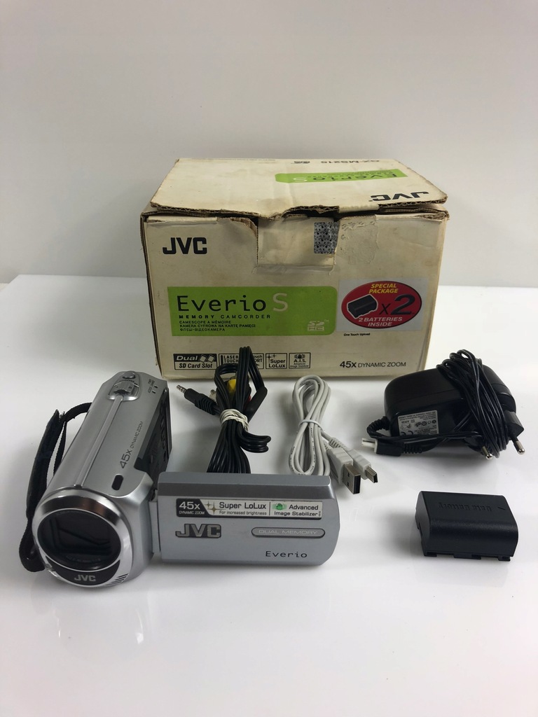 KAMERA JVC EVERIO S GZ-MS215 KOMPLET !!!