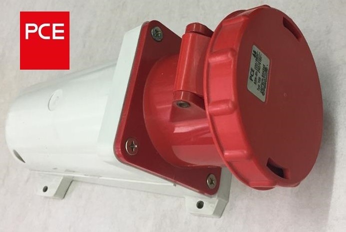 GNIAZDO SIŁOWE 63A 415V STAŁE 5P IP67 PCE