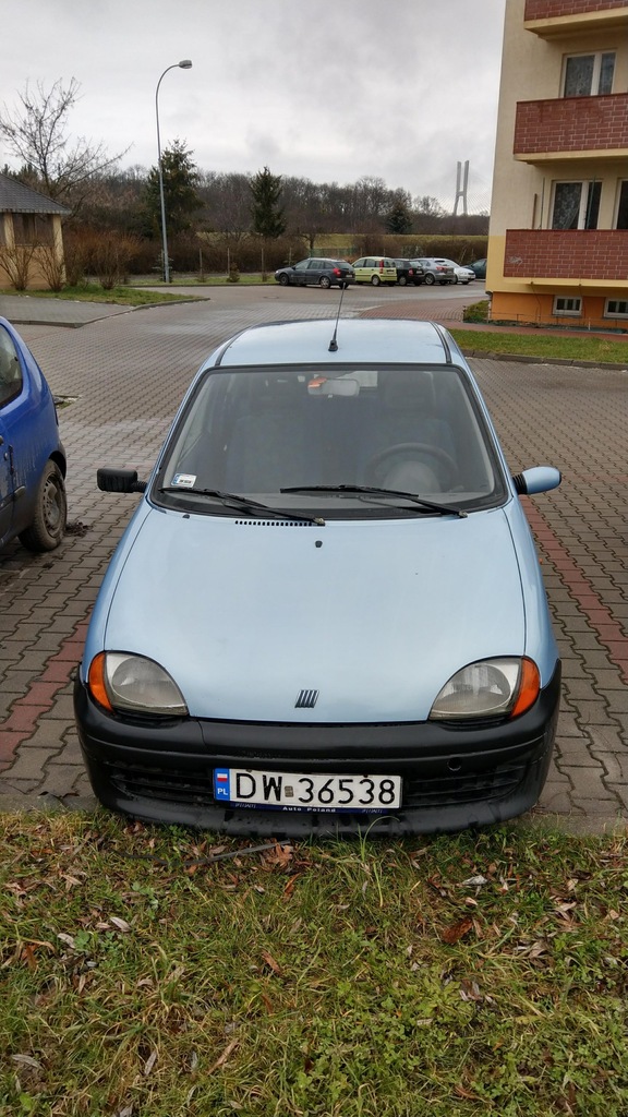 Fiat Seicento 1998, 900 cm3, Przebieg 112 576 km
