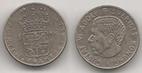 SZWECJA 1 korona 1972