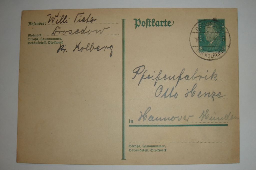Drosedow - Drozdowo k. Kolberg - Kołobrzeg - 1932r