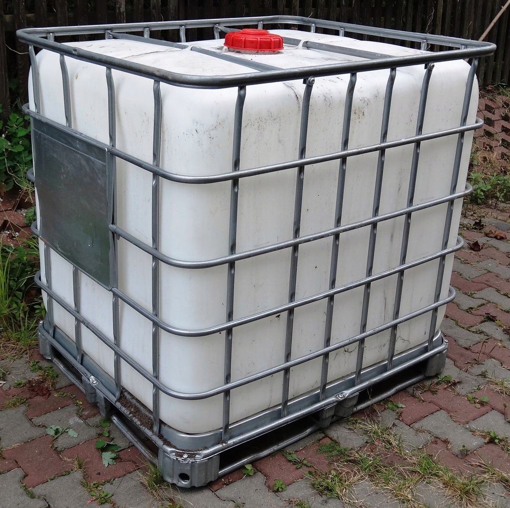 ZBIORNIK 1000L PALETOPOJEMNIK BECZKA MAUZER