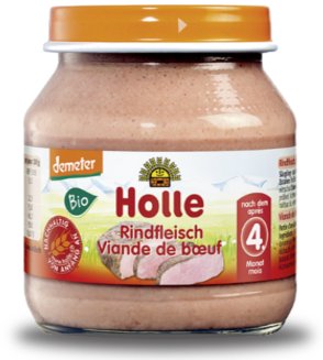BIObaby Holle Wołowina z Ryżem 125g 4m