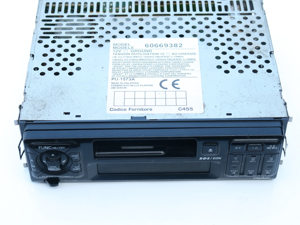 RADIO KASETOWE CLARION PU-1573A