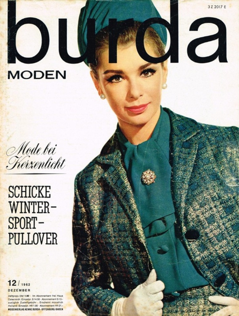 BURDA 12 / 1962 + wykroje - 7025499413 - oficjalne archiwum Allegro