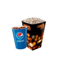 Darmowy sredni zestaw pepsi popcorn cinema city