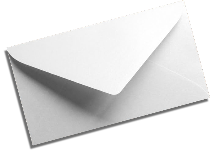 KOPERTA OZDOBNA DL 22x11 CM 100g biała 10SZT