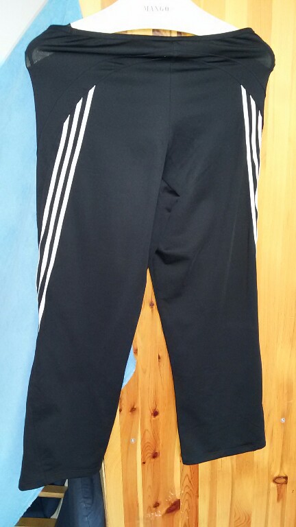 Zestaw sportowy Adidas spodnie dresowe + top M