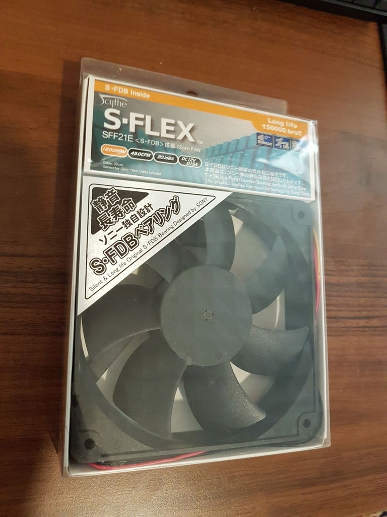 Scythe S-Flex SFF21E 120 mm 1200rpm łożysko S-FDB - 7473514677