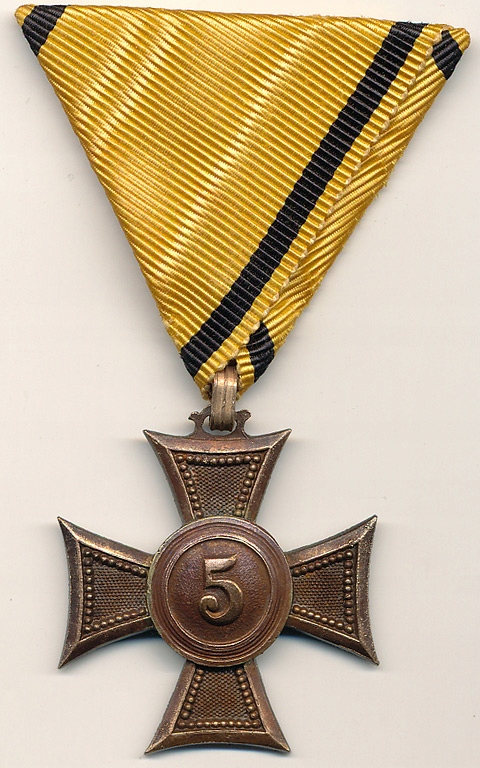 Austria - Wojskowy Krzyż Zasługi za 5 lat służby
