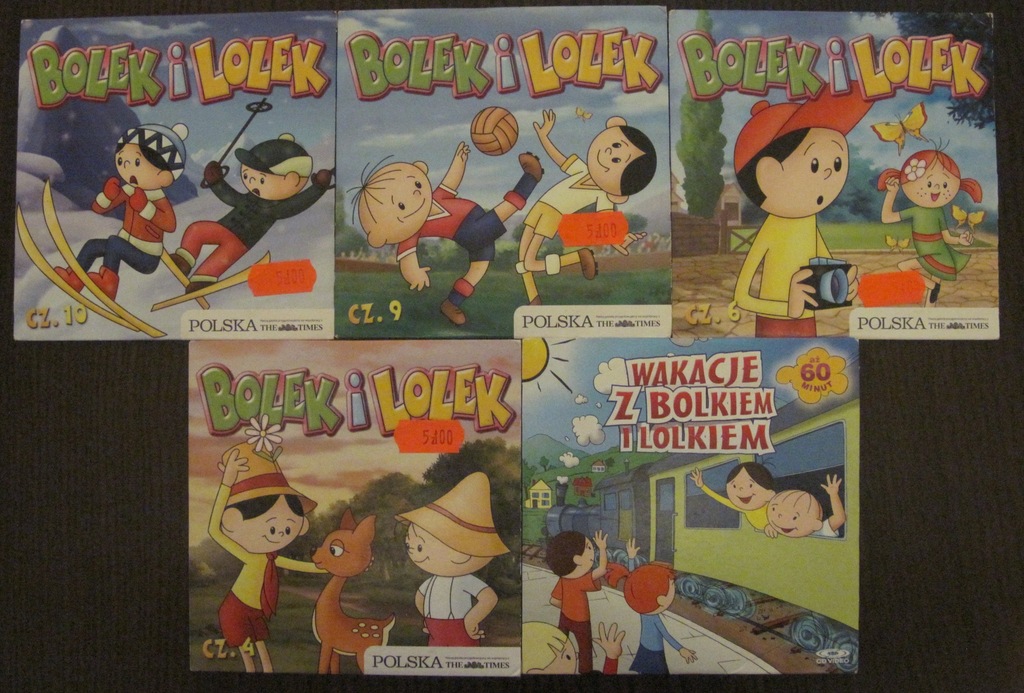 BOLEK I LOLEK / 5 PŁYT VCD / 26 ODCINKÓW