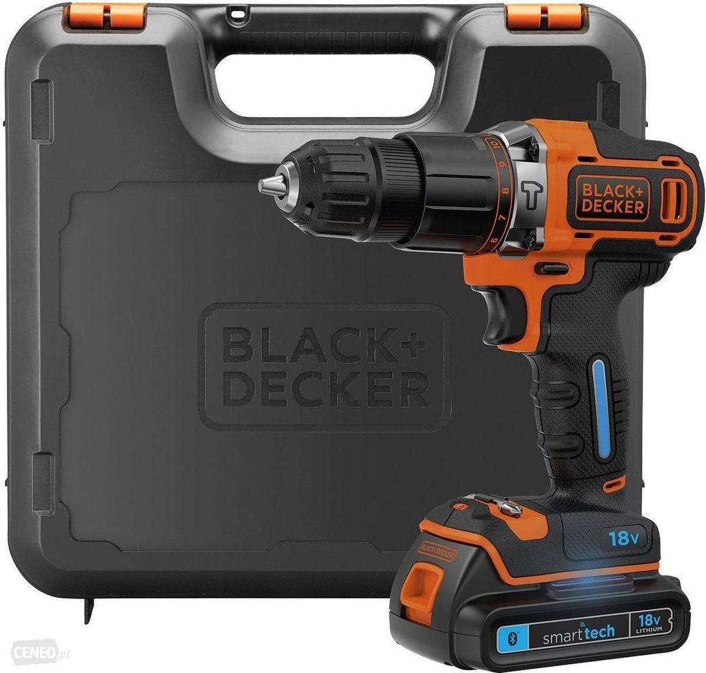 BLACK+DECKER BDCHD18KST WKRĘTARKA UDAR USB