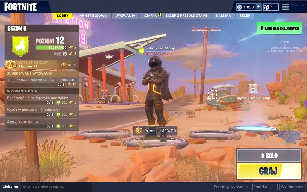 KONTO FORTNITE/SEZON3-4-5/1150 V-DOLCÓW/ŻNIWIARZ