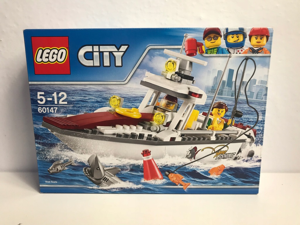 ŁÓDŻ RYBACKA LEGO CITY 60147 OKAZJA !5639W