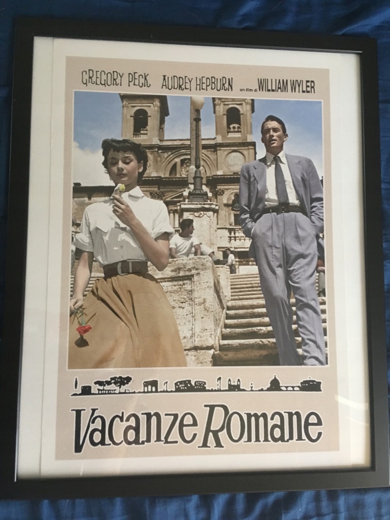 Plakat Rzymskie wakacje AUDREY HEPBURN - 3 sztuki