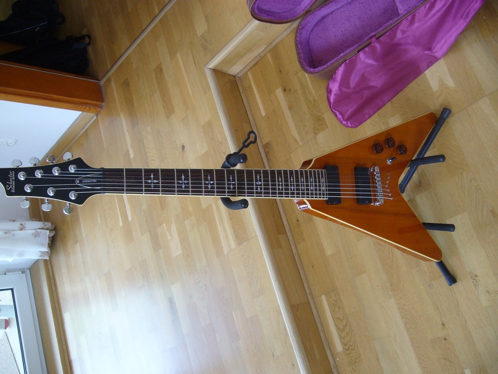 Gitara Schecter Hellraiser V 7 Korina limitowana