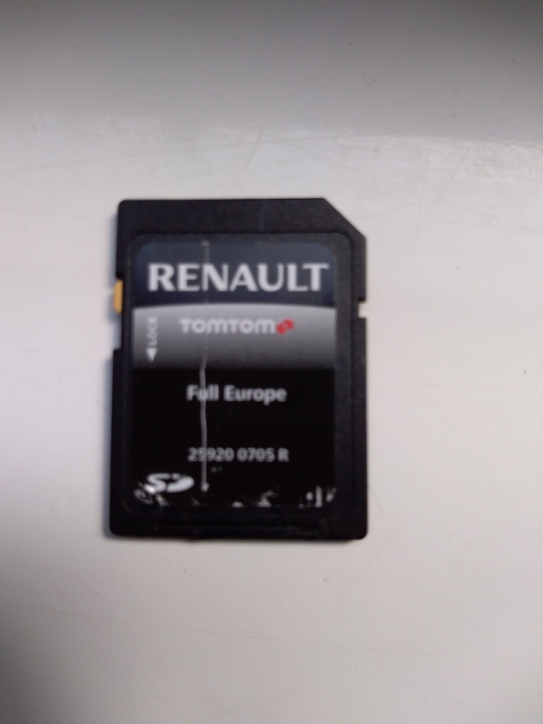 Mapa,Karta SD Renault TomTom Full Eur 25920 0705 R