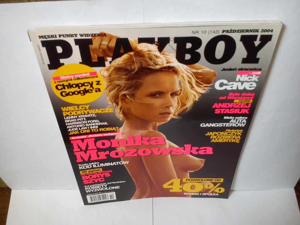 PLAYBOY 10(143)'04 MONIKA MROZOWSKA NAGO !!!!!!!!!