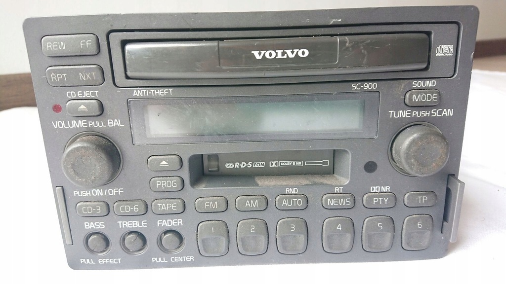 VOLVO S70 I C70 V70 II RADIO SC-900 + KOD - 7533456614 - oficjalne archiwum  Allegro