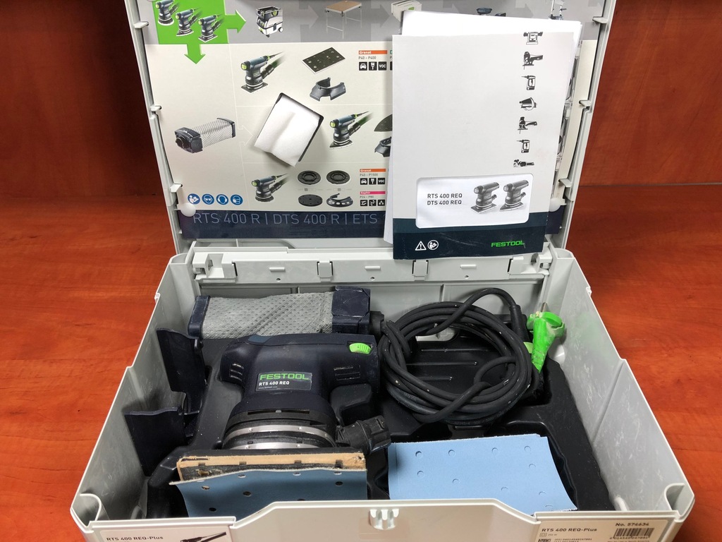 SZLIFIERKA OSCYLACYJNA FESTOOL RTS 400 REQ-plus