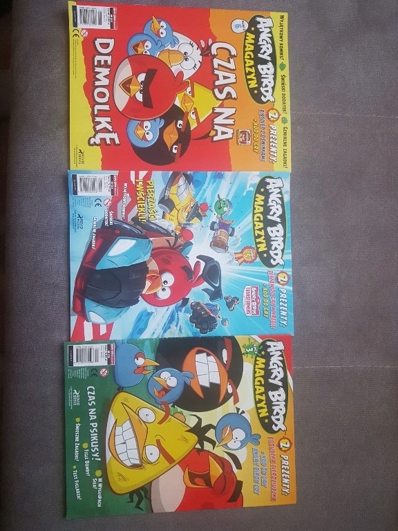 Angry Birds Magazyn Numer 3 + 5 + 6