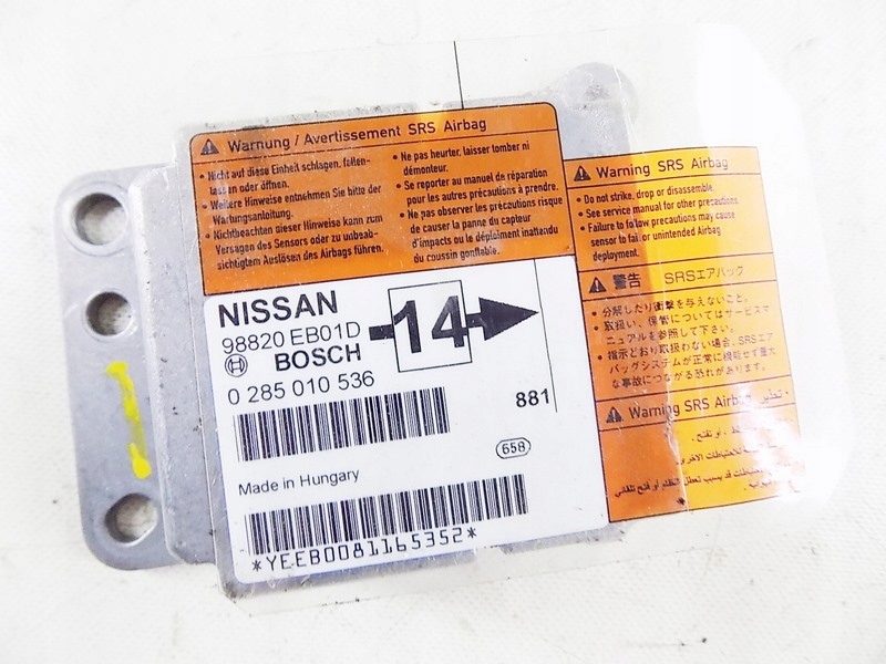 NISSAN NAVARA III D40 SENSOR AIRBAG 0285010536 EUR 7427001772