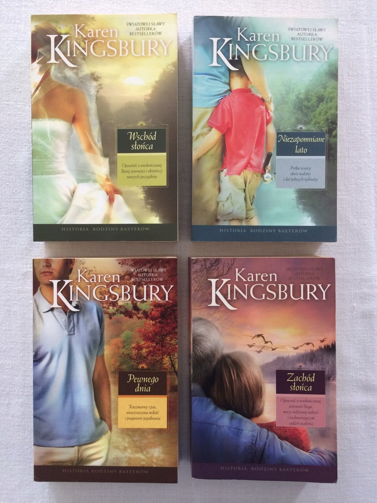 Karen KINGSBURY. Cykl WSCHÓD SŁOŃCA (4 książki).