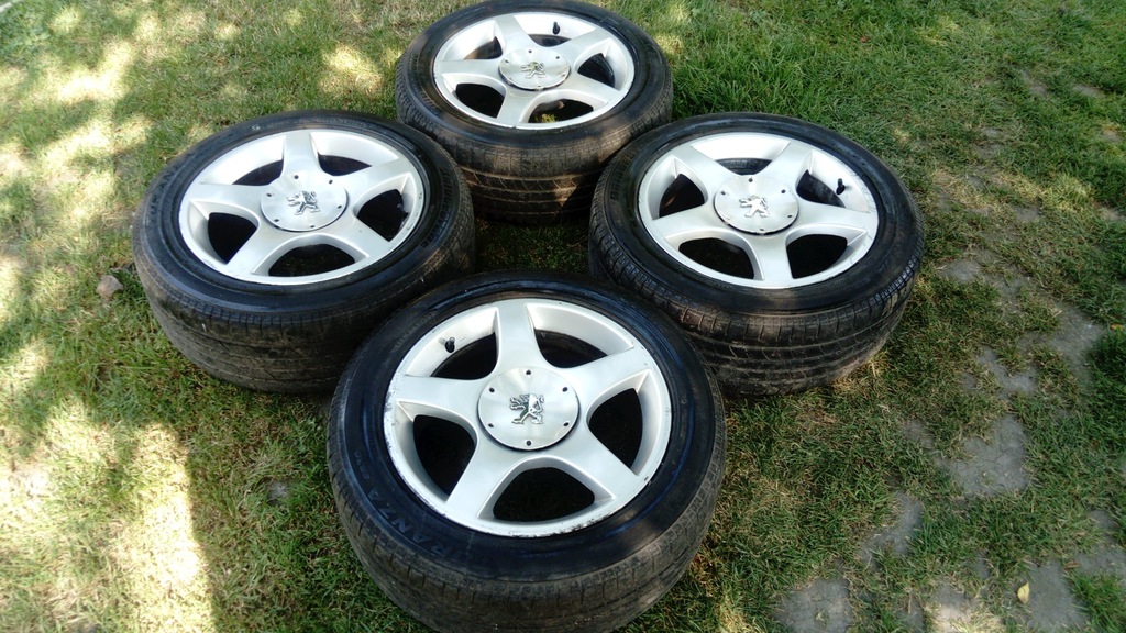 406 coupe oryginalne felgi alu. 16 cali opony