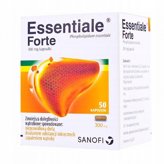 ESSENTIALE Forte 0,3g 50kapsułek