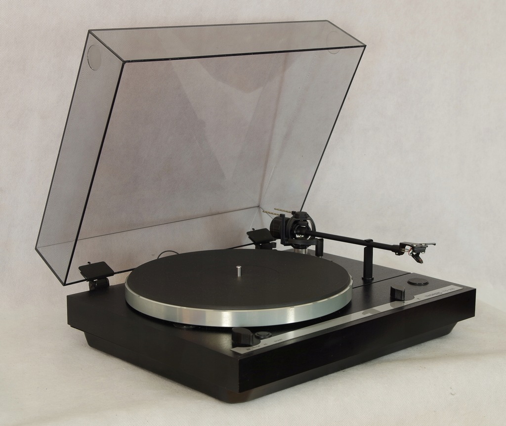 Gramofon Thorens TD 318, oryg zasilacz, nowy pasek