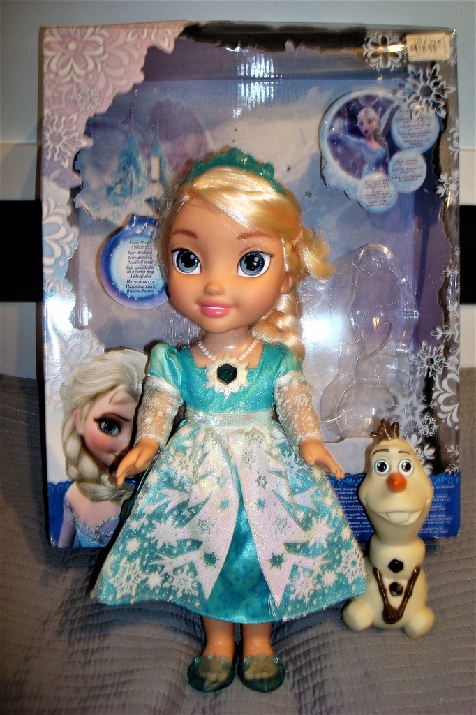 DISNEY Lalka ELSA Śpiewa w 12 językach _ JAK NOWA