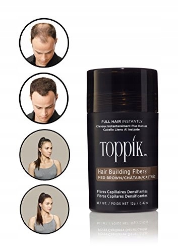 PYŁEK DO WŁOSÓW TOPPIK MED BROWN 12 G