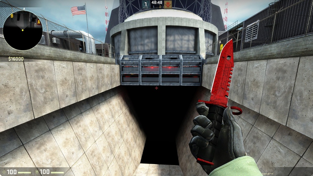 CSGO STATTRAK M9 CRIMSON WEB Factory new