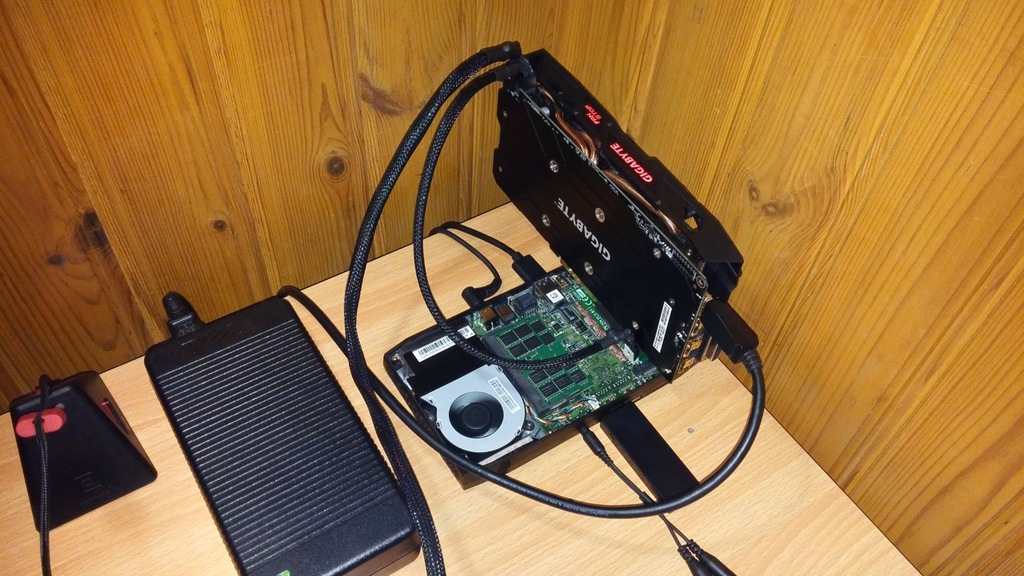 Intel nuc with external on sale gpu