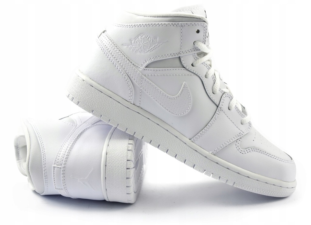 BUTY Damskie NIKE AIR JORDAN 1 MID ~r.38,5 BIAŁE