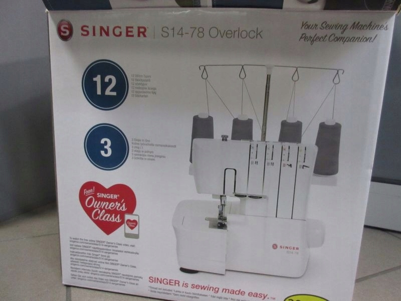 MASZYNA DO SZYCIA SINGER OVERLOCK S14-78